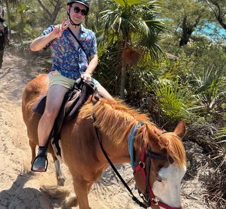 I'm on a horse